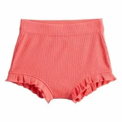 Baby Girl Jumping Beans® Ruffled Shorts Coral Red -Jumping Beans shop unnamed file 5235