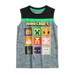 Boys 4-12 Jumping Beans® Minecraft Active Graphic Muscle Tank Top