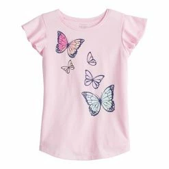 Girls 4-12 Jumping Beans® Flutter Graphic Tee Purple Daisy -Jumping Beans shop unnamed file 5251