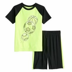 Boys 4-12 Jumping Beans® Sports Raglan Active Tee & Shorts Set