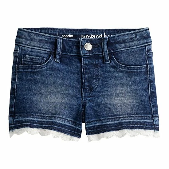 Toddler Girl Jumping Beans® Release-Hem Denim Shorts 1 Toddler Girl Jumping Beans® Release-Hem Denim Shorts