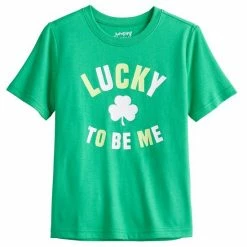 Alternative view of Boys 4-12 Jumping Beans® St. Patrick's Day Graphic Tee Lucky Green