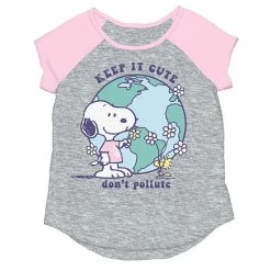 Girls 4-12 Jumping Beans® Snoopy Earth Graphic Tee