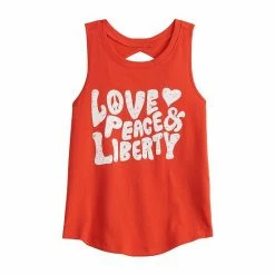 Girls 4-12 Jumping Beans® Vintage Americana Twist Back Tank Top Red 3 Girls 4-12 Jumping Beans® Vintage Americana Twist Back Tank Top Red -Jumping Beans shop unnamed file 5358