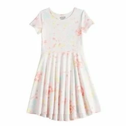 Girls 4-12 Jumping Beans® High-Low Dress Floral Butterfly Coral