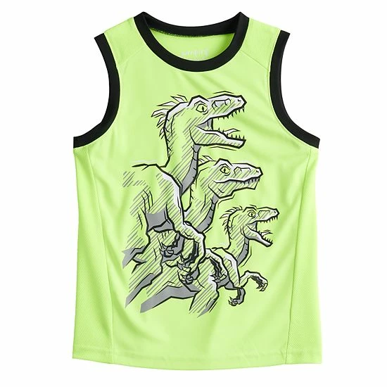 Boys 4-8 Jumping Beans® Active Graphic Muscle Tank Top With Mesh Back Lime Raptors Boys 4-8 Jumping Beans® Active Graphic Muscle Tank Top With Mesh Back Lime Raptors -Jumping Beans shop unnamed file 5374