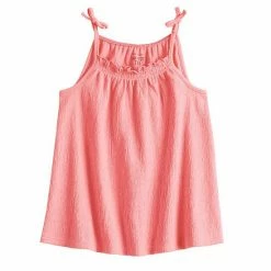 Toddler Girl Jumping Beans® Bow Shoulder Strappy Swing Tank Top Coral -Jumping Beans shop unnamed file 5380