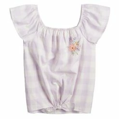 Girls 4-12 Jumping Beans® Tie-Front Woven Top Navy Unicorn -Jumping Beans shop unnamed file 5403