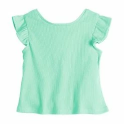 Baby Girl Jumping Beans® Ruffled Top Light Blue -Jumping Beans shop unnamed file 5415