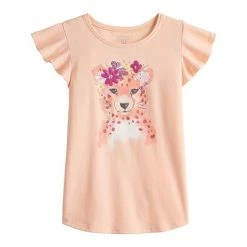Girls 4-12 Jumping Beans® Embellished Flutter Sleeve Graphic Tee Pineapple Swirl 6 Girls 4-12 Jumping Beans® Embellished Flutter Sleeve Graphic Tee Pineapple Swirl -Jumping Beans shop unnamed file 5434