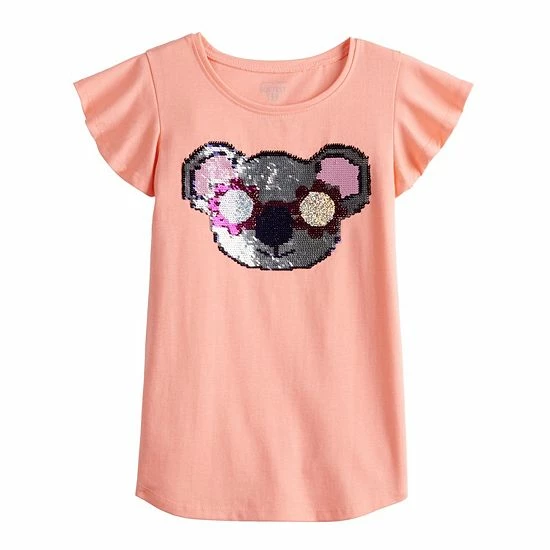 Girls 4-12 Jumping Beans® Embellished Flutter Sleeve Graphic Tee Pineapple Swirl Girls 4-12 Jumping Beans® Embellished Flutter Sleeve Graphic Tee Pineapple Swirl -Jumping Beans shop unnamed file 5440