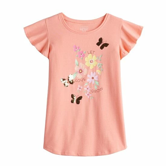 Girls 4-12 Jumping Beans® Embellished Flutter Sleeve Graphic Tee Pineapple Swirl Girls 4-12 Jumping Beans® Embellished Flutter Sleeve Graphic Tee Pineapple Swirl -Jumping Beans shop unnamed file 5442