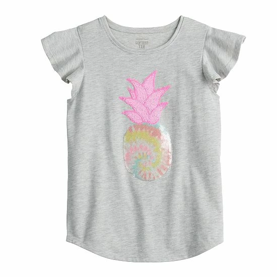 Girls 4-12 Jumping Beans® Embellished Flutter Sleeve Graphic Tee Pineapple Swirl Girls 4-12 Jumping Beans® Embellished Flutter Sleeve Graphic Tee Pineapple Swirl -Jumping Beans shop unnamed file 5445