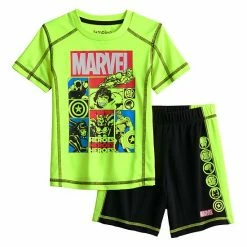 Toddler Boy Jumping Beans® Marvel Heroes Graphic Tee & Shorts Set