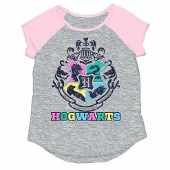 Girls 4-12 Jumping Beans® Neon Hogwarts Graphic Tee