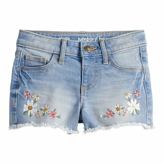 Toddler Girl Jumping Beans® Raw-Hem Denim Shorts 1 Toddler Girl Jumping Beans® Raw-Hem Denim Shorts