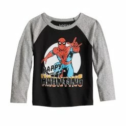 Toddler Boy Jumping Beans® Marvel Spider-Man "Happy Haunting" Halloween Raglan Graphic Tee