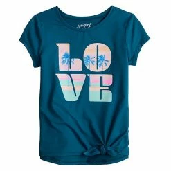 Girls 4-12 Jumping Beans® Tie Front Active Tee Green 9 Girls 4-12 Jumping Beans® Tie Front Active Tee Green -Jumping Beans shop unnamed file 5544