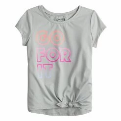 Girls 4-12 Jumping Beans® Tie Front Active Tee Green 10 Girls 4-12 Jumping Beans® Tie Front Active Tee Green -Jumping Beans shop unnamed file 5545