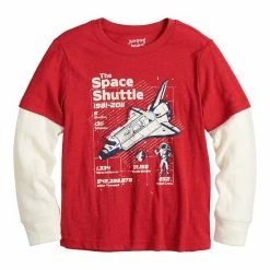 Boys 4-12 Jumping Beans® Skater Tee With Thermal Sleeves Pizzasaurus Blue -Jumping Beans shop unnamed file 5558