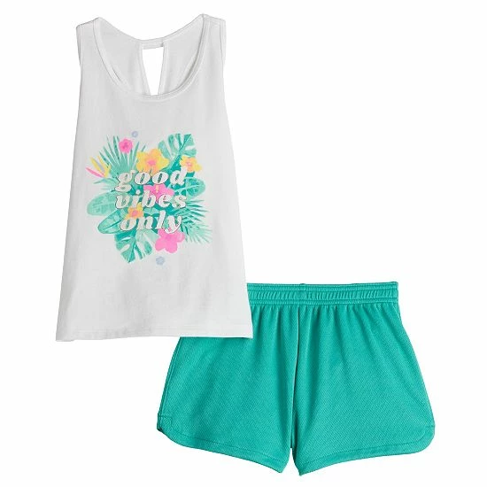 Toddler Girl Jumping Beans® Tank & Mesh Shorts Set Sun Pink Strength Toddler Girl Jumping Beans® Tank & Mesh Shorts Set Sun Pink Strength -Jumping Beans shop unnamed file 5581