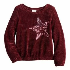 Girls 4-12 Jumping Beans® Chenille Sweater Coral -Jumping Beans shop unnamed file 560