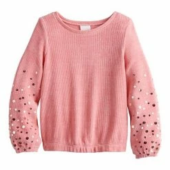 Girls 4-12 Jumping Beans® Chenille Sweater Coral -Jumping Beans shop unnamed file 561