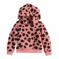 Girls 4-12 Jumping Beans® Cozy Sherpa Hoodie Pink -Jumping Beans shop unnamed file 564