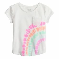 Toddler Girl Jumping Beans® Rainbow Tie Dye Wrap Pocket Tee