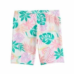 Girls 4-12 Jumping Beans® Print Bike Shorts Tropical Print
