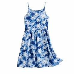 Girls 4-12 Jumping Beans® Tie Dye Star Print Skater Tank Dress