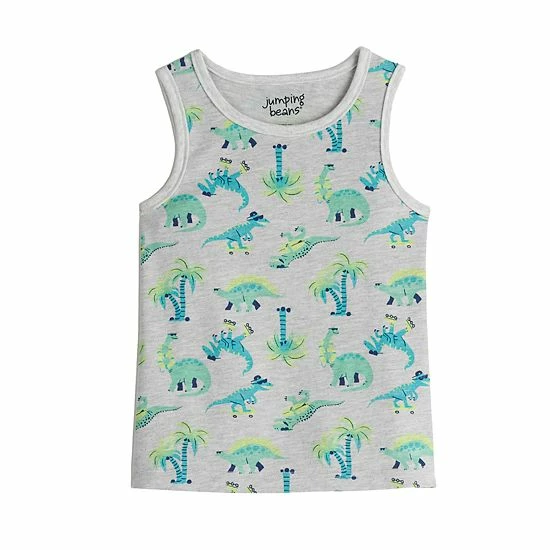 Toddler Boy Jumping Beans® Summer Fun Tank Top Dino Gray Toddler Boy Jumping Beans® Summer Fun Tank Top Dino Gray -Jumping Beans shop unnamed file 5715