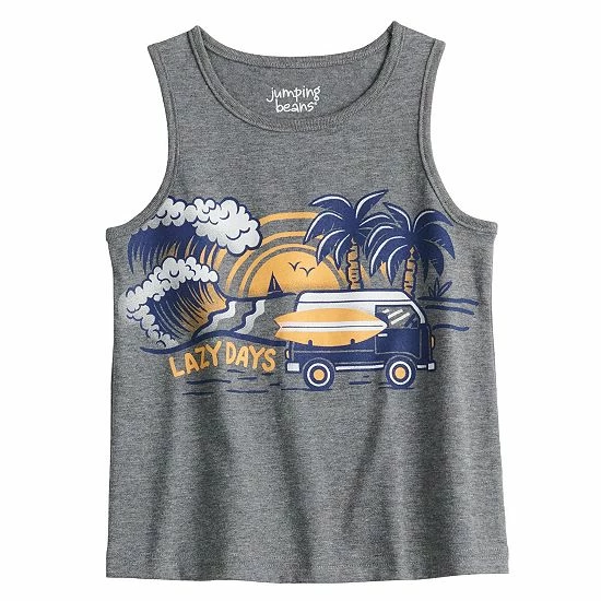 Toddler Boy Jumping Beans® Summer Fun Tank Top Dino Gray Toddler Boy Jumping Beans® Summer Fun Tank Top Dino Gray -Jumping Beans shop unnamed file 5722