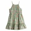 Girls 4-12 Jumping Beans® Ruffle Halter Dress Gold Floral