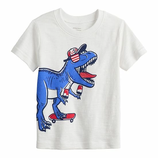 Toddler Boy Jumping Beans® Americana Graphic Tee Dino White Toddler Boy Jumping Beans® Americana Graphic Tee Dino White -Jumping Beans shop unnamed file 5751