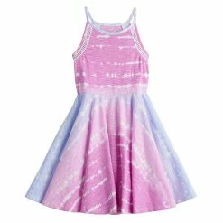 Girls 4-12 Jumping Beans® Halter Dress Tie Dye Purple
