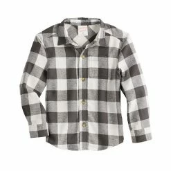 Toddler Boy Jumping Beans® Flannel Plaid Shirt Red Black -Jumping Beans shop unnamed file 58