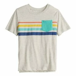 Alternative view of Boys 4-12 Jumping Beans® Striped Pocket Tee Stripe Blue