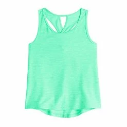 Toddler Girl Jumping Beans® Cross-Back Tank Blue -Jumping Beans shop unnamed file 5833