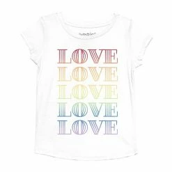 Girls 4-6x Jumping Beans® "Love" Pride Graphic Tee