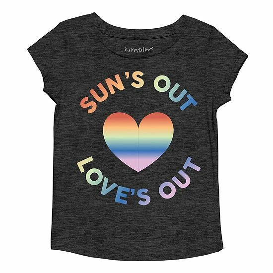 Girls 4-6x Jumping Beans® "Sun's Out, Love's Out" Pride Graphic Tee Girls 4-6x Jumping Beans® "Sun's Out, Love's Out" Pride Graphic Tee -Jumping Beans shop unnamed file 5879