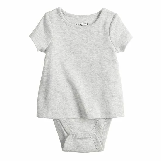 Toddler Girl Jumping Beans® Adaptive Layered Bodysuit Blue 9 Toddler Girl Jumping Beans® Adaptive Layered Bodysuit Blue - Image 9