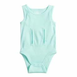 Baby Girl Jumping Beans® Adaptive Tank Bodysuit White -Jumping Beans shop unnamed file 5941