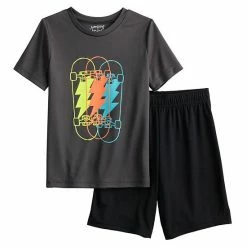 Boys 4-12 Jumping Beans® Active Graphic Tee & Shorts Set Gray Skateboards -Jumping Beans shop unnamed file 5984