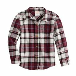 Toddler Boy Jumping Beans® Flannel Plaid Shirt Red Black -Jumping Beans shop unnamed file 60