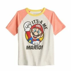 Boys 4-12 Jumping Beans® Super Mario "It's-A Me, Mario!" Short Raglan Sleeve Graphic Tee