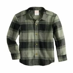 Toddler Boy Jumping Beans® Flannel Plaid Shirt Red Black -Jumping Beans shop unnamed file 63