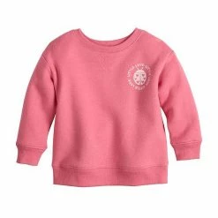 Baby Jumping Beans® Fleece Crewneck Pullover Sweatshirt Teal Avocado Print -Jumping Beans shop unnamed file 657