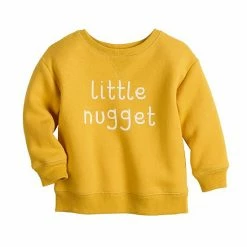 Baby Jumping Beans® Fleece Crewneck Pullover Sweatshirt Teal Avocado Print -Jumping Beans shop unnamed file 658