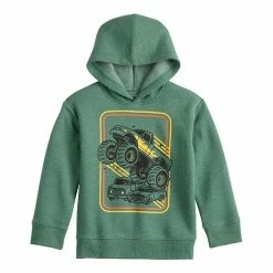 Boys 4-8 Jumping Beans® Fleece Pullover Graphic Hoodie Monster Green -Jumping Beans shop unnamed file 668